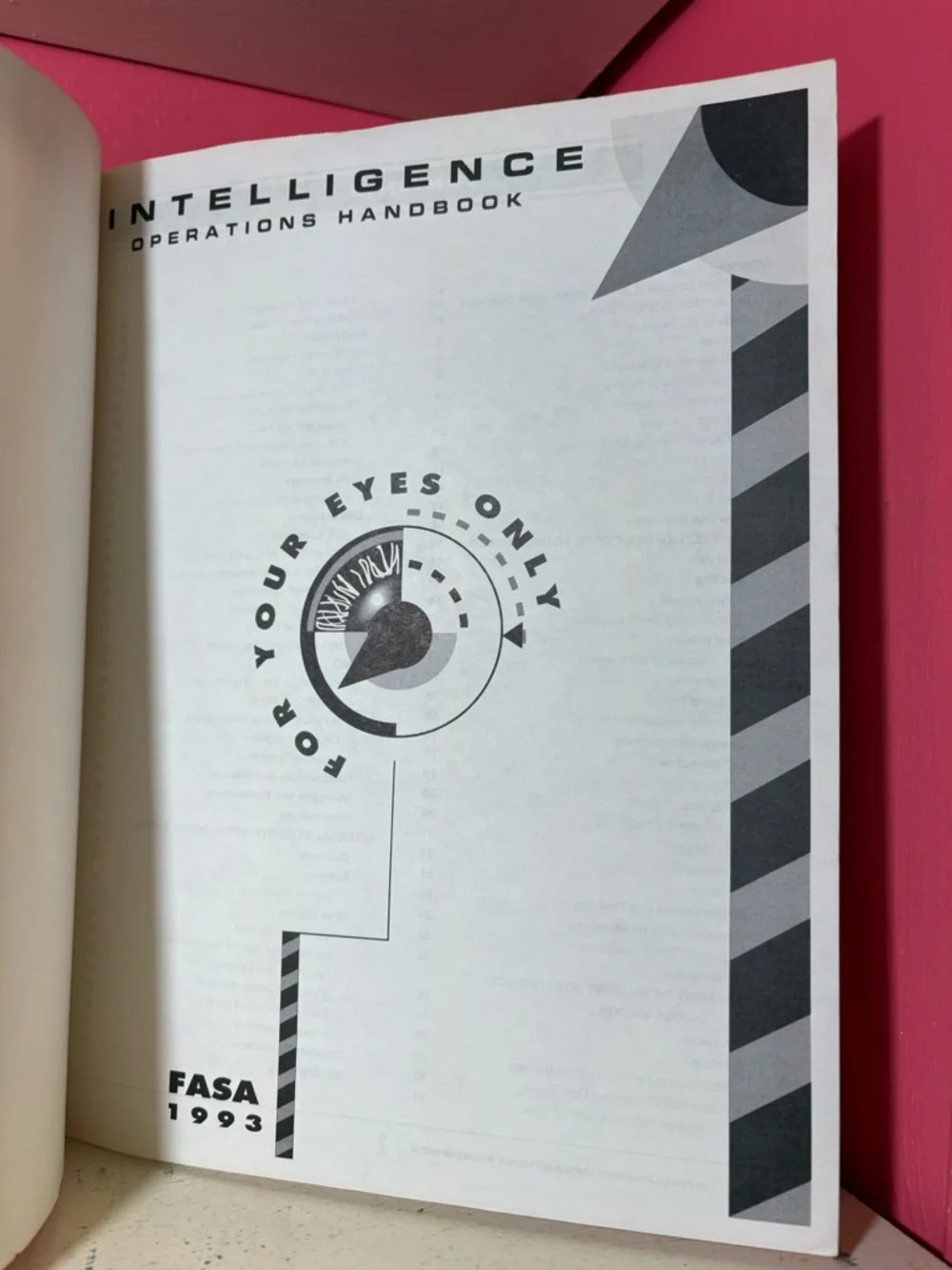 Vintage Battletech & Mechwarrior Intelligence Operations Handbook 1993 Retro GUC